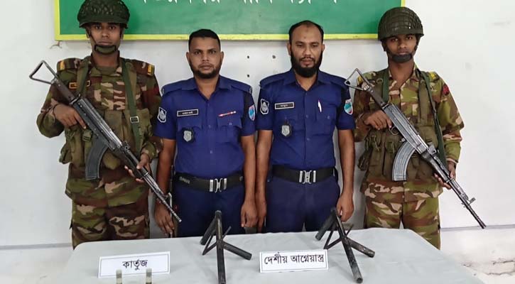 যশোরে অস্ত্র ও গুলি উদ্ধার